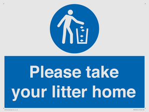 Please take your litter home
